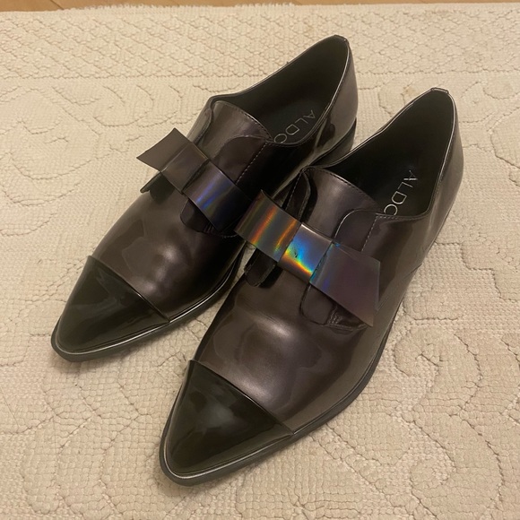 •SOLD• NWOT Aldo Patent Leather Oxford Loafers - Picture 5 of 10